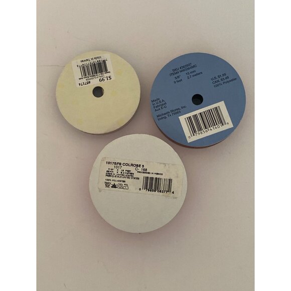 Sewing Supplies Buttons Ribbons Rick Rack Bias Tape Assorted Embellishment VTG - Picture 11 of 14